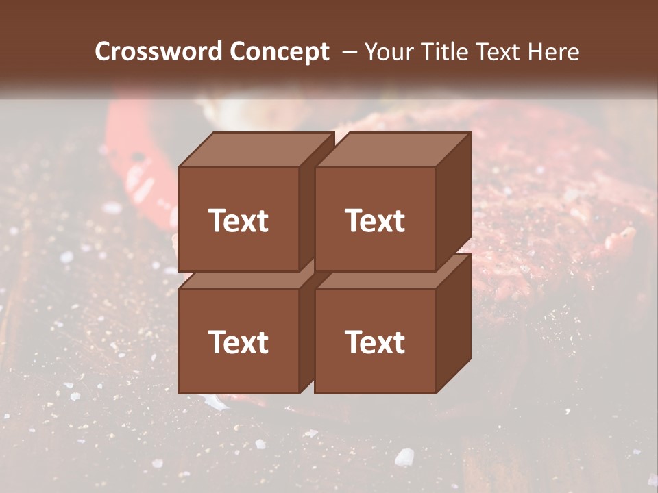 Meat For Steak PowerPoint Template