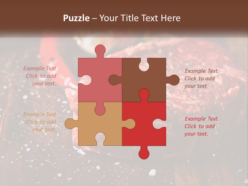 Meat For Steak PowerPoint Template
