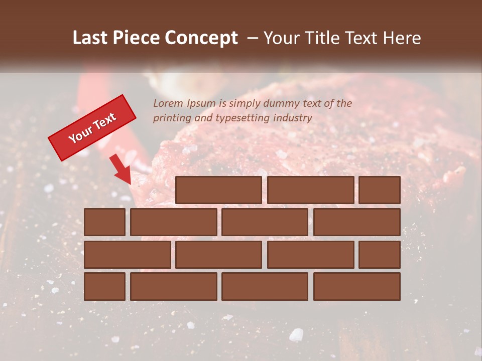 Meat For Steak PowerPoint Template