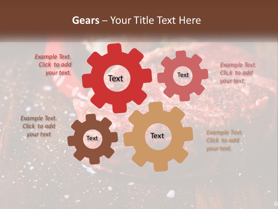 Meat For Steak PowerPoint Template