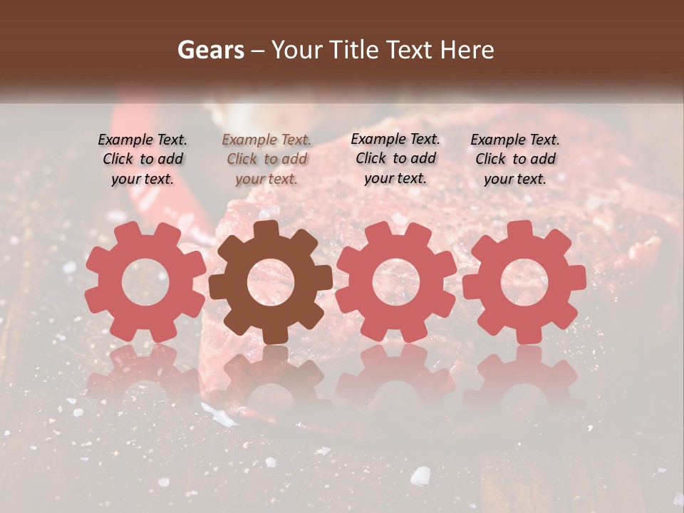 Meat For Steak PowerPoint Template