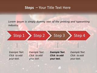 Meat For Steak PowerPoint Template