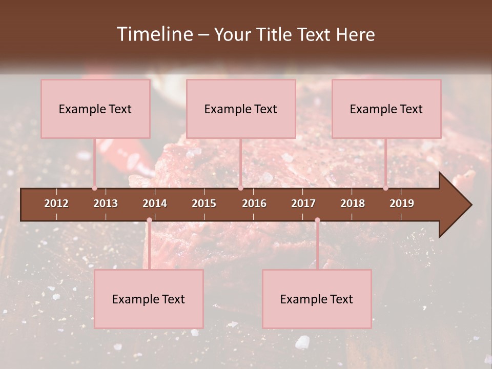 Meat For Steak PowerPoint Template