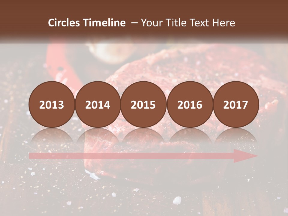 Meat For Steak PowerPoint Template