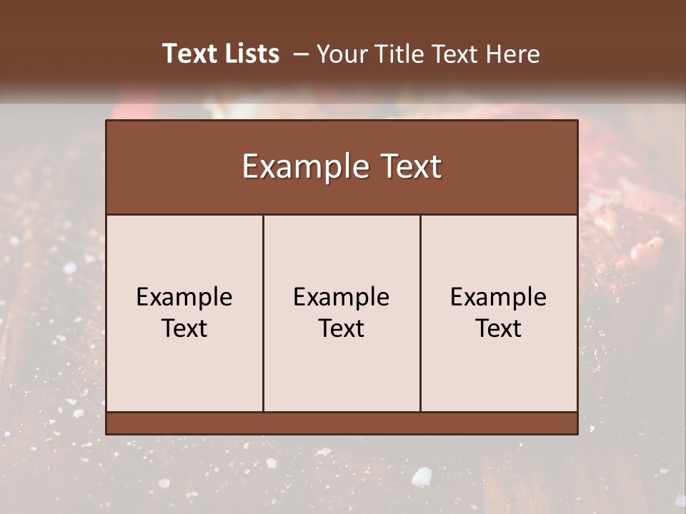 Meat For Steak PowerPoint Template