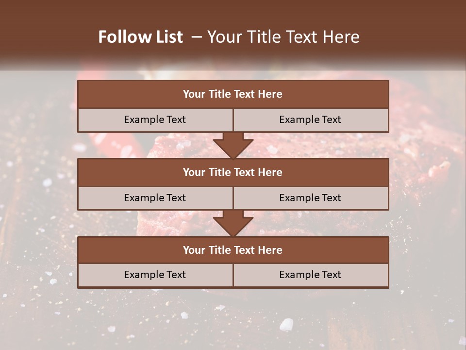 Meat For Steak PowerPoint Template