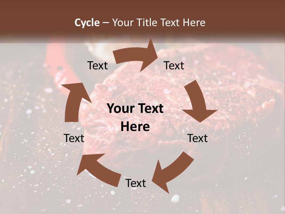 Meat For Steak PowerPoint Template
