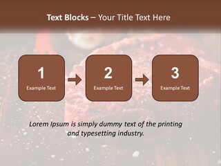 Meat For Steak PowerPoint Template