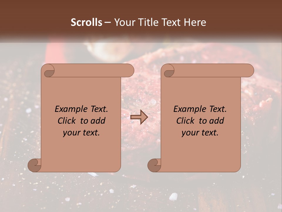 Meat For Steak PowerPoint Template