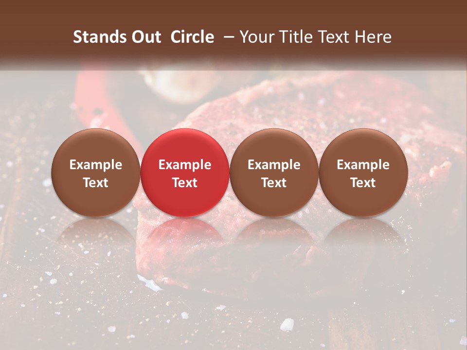 Meat For Steak PowerPoint Template