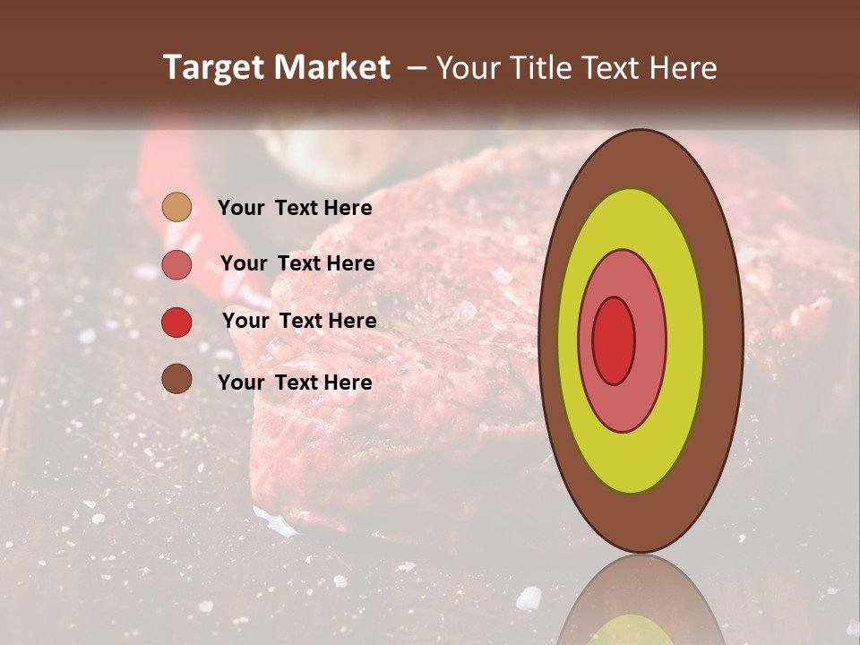 Meat For Steak PowerPoint Template