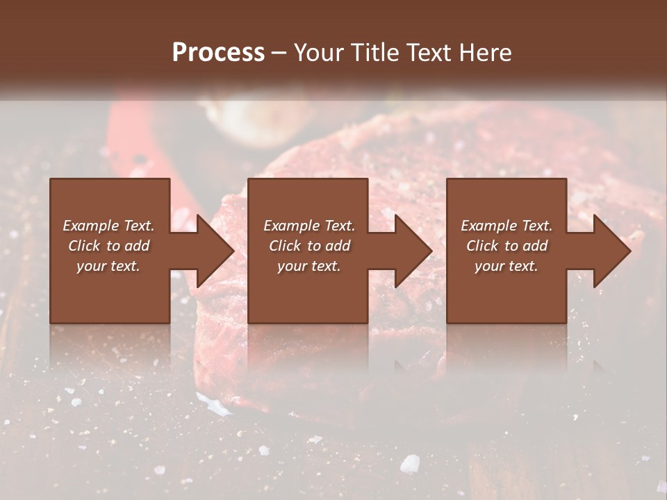 Meat For Steak PowerPoint Template