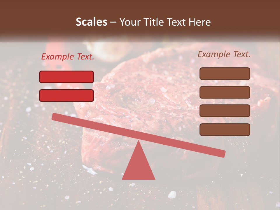 Meat For Steak PowerPoint Template