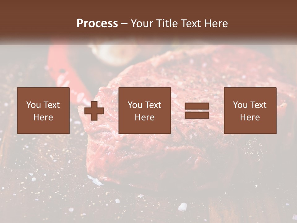 Meat For Steak PowerPoint Template