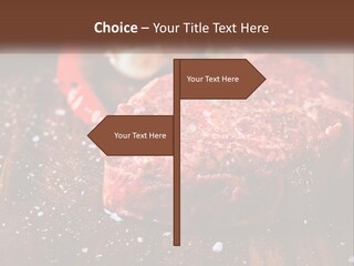 Meat For Steak PowerPoint Template