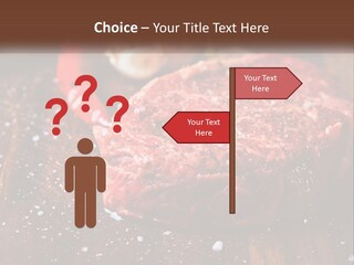 Meat For Steak PowerPoint Template