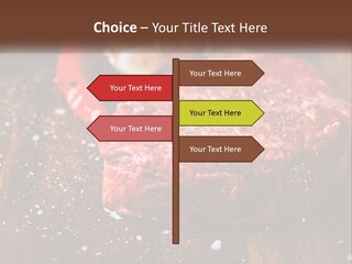 Meat For Steak PowerPoint Template