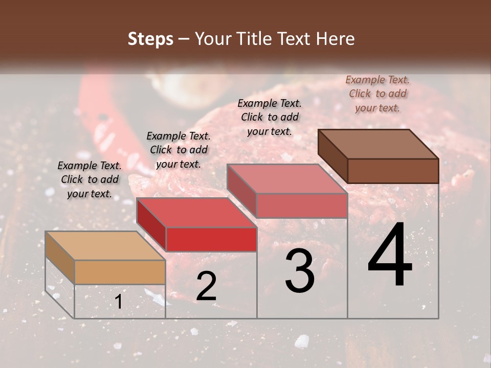 Meat For Steak PowerPoint Template