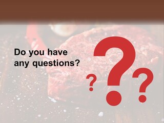 Meat For Steak PowerPoint Template