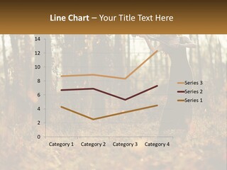 Girl Playing The Violin In The Woods PowerPoint Template