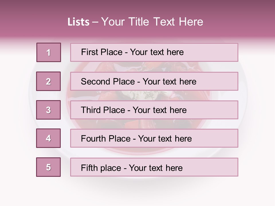 Ukrainian Borscht PowerPoint Template