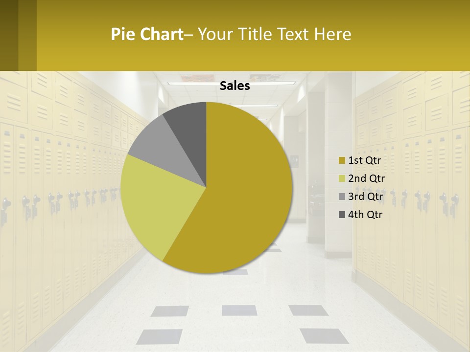 School Lockers PowerPoint Template