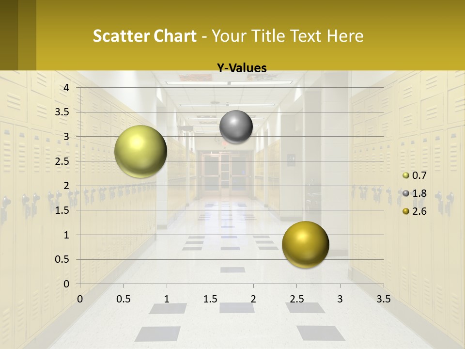 School Lockers PowerPoint Template
