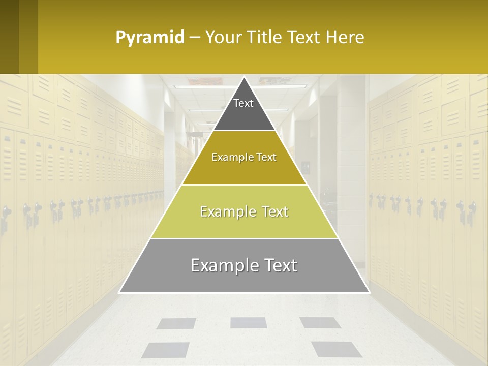 School Lockers PowerPoint Template