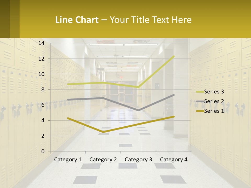 School Lockers PowerPoint Template