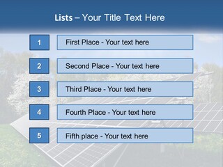 Solar Panels PowerPoint Template