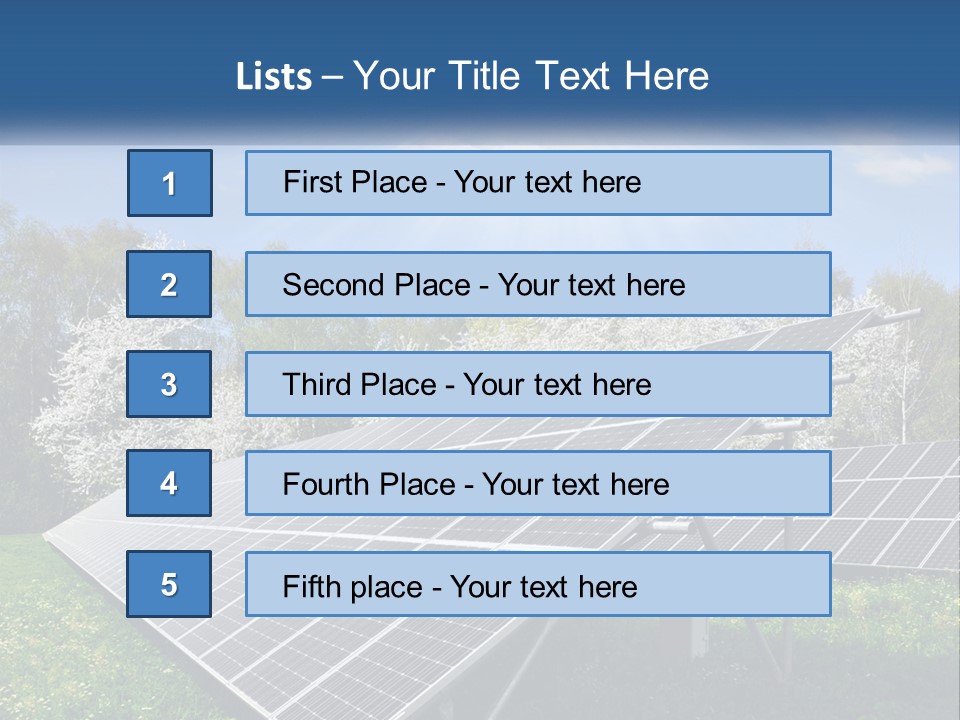 Solar Panels PowerPoint Template