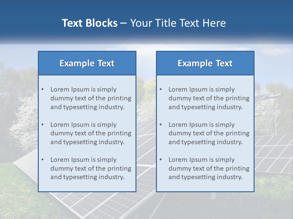 Solar Panels PowerPoint Template