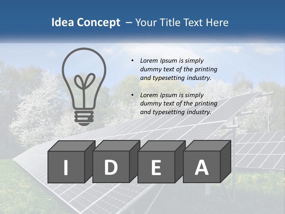 Solar Panels PowerPoint Template