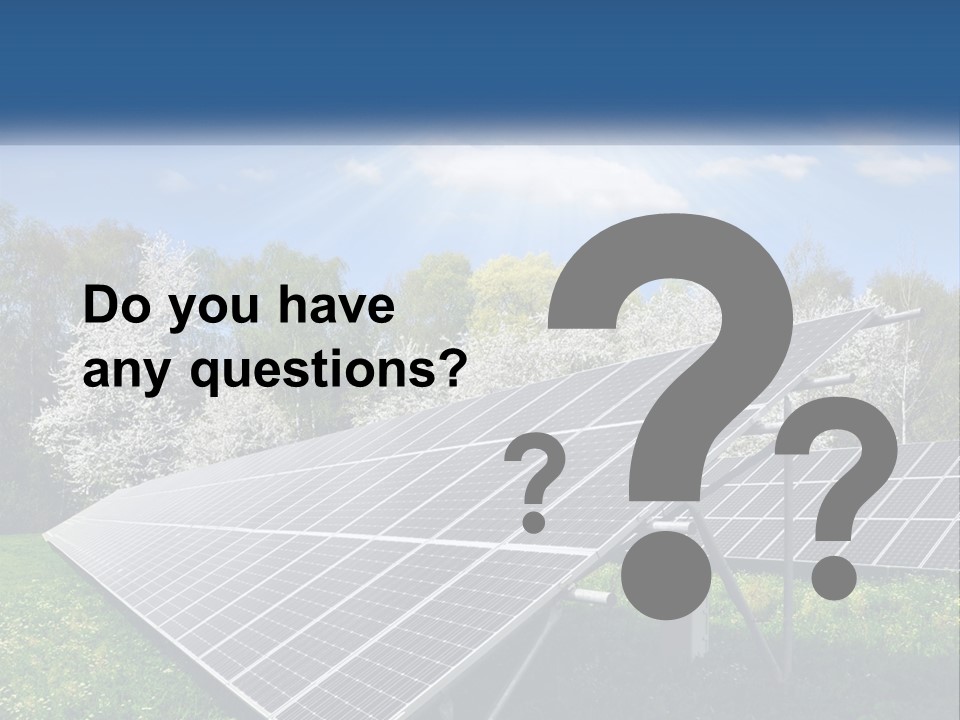 Solar Panels PowerPoint Template