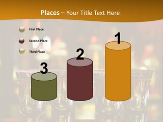 Stacks On The Bar PowerPoint Template