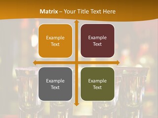 Stacks On The Bar PowerPoint Template