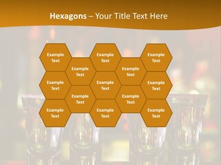 Stacks On The Bar PowerPoint Template