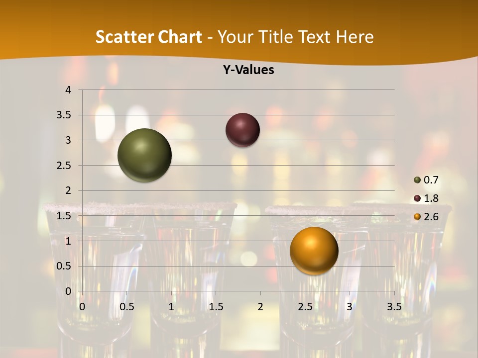 Stacks On The Bar PowerPoint Template