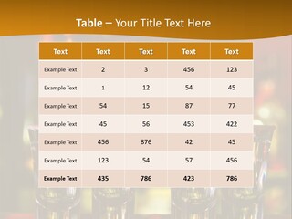 Stacks On The Bar PowerPoint Template