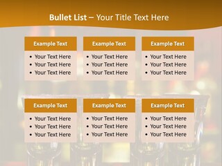 Stacks On The Bar PowerPoint Template