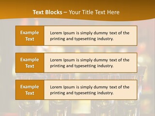 Stacks On The Bar PowerPoint Template