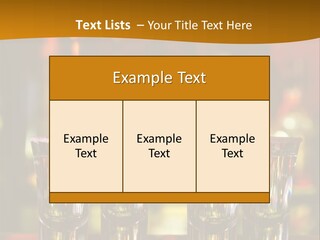Stacks On The Bar PowerPoint Template