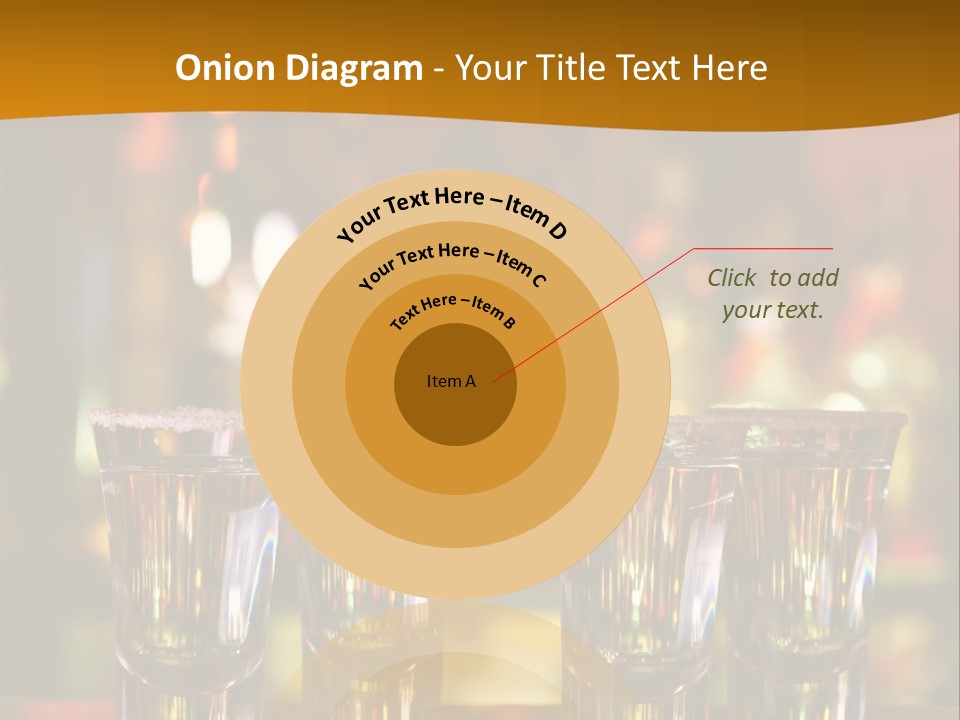 Stacks On The Bar PowerPoint Template