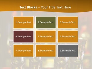 Stacks On The Bar PowerPoint Template