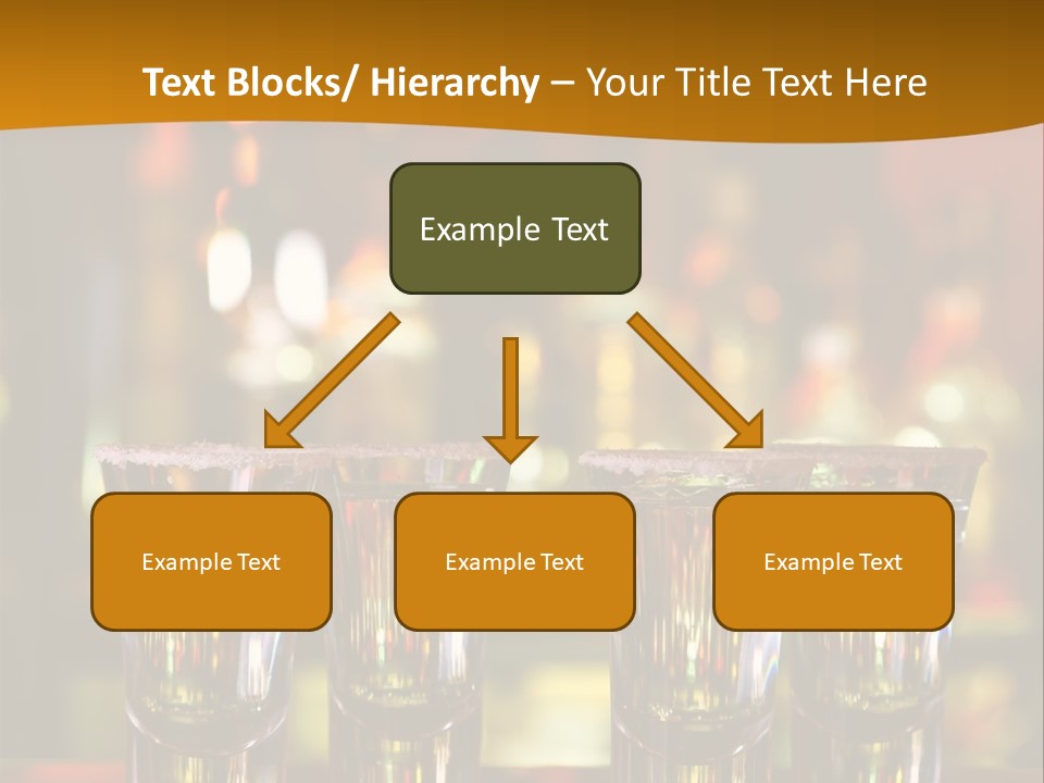 Stacks On The Bar PowerPoint Template