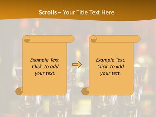 Stacks On The Bar PowerPoint Template