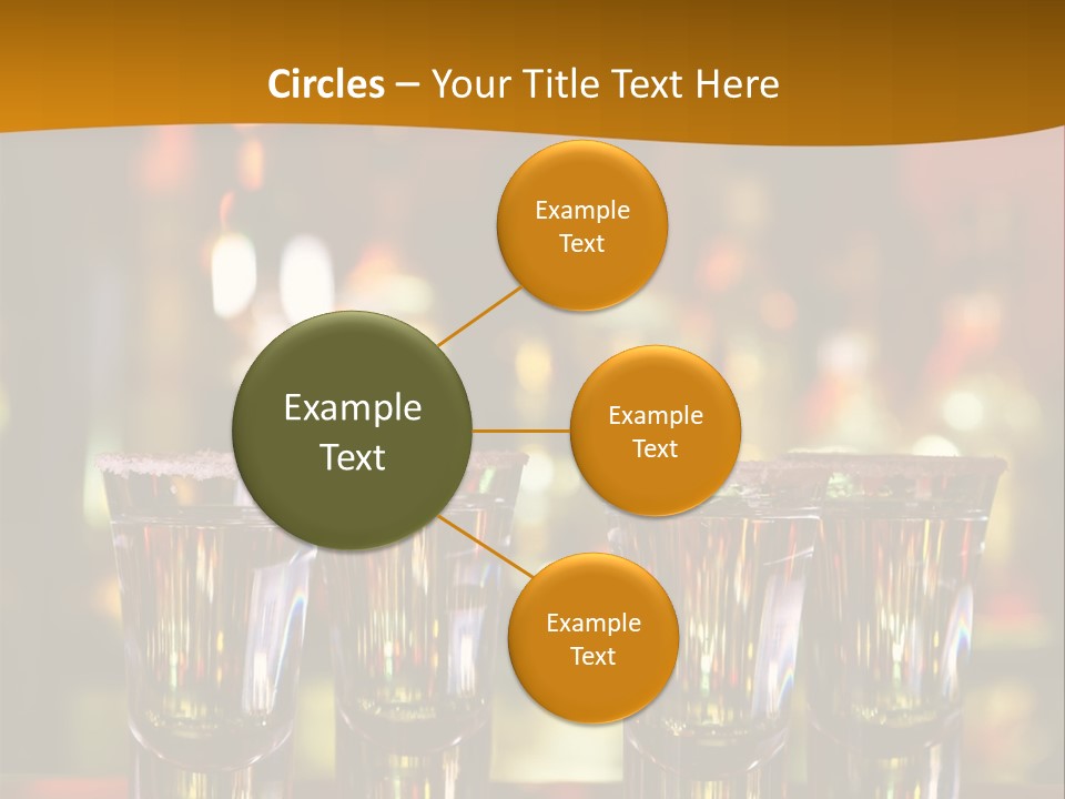 Stacks On The Bar PowerPoint Template