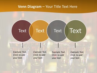 Stacks On The Bar PowerPoint Template