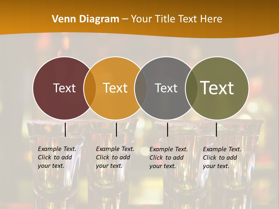 Stacks On The Bar PowerPoint Template