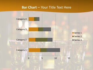 Stacks On The Bar PowerPoint Template